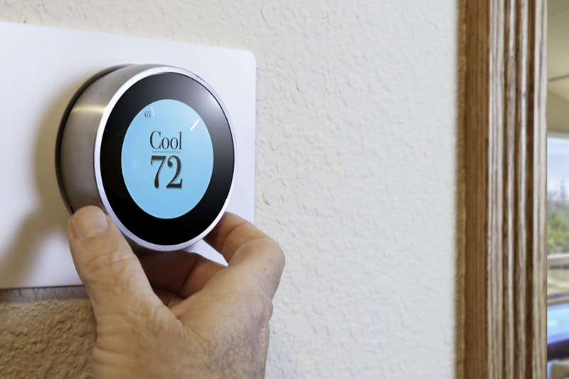 Digital Thermostat: Home thermostat for internet wireless technology.